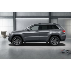 Бокові пороги Maya V1 (2 шт., алюміній) для Jeep Grand Cherokee WK2 2010-2021 рр