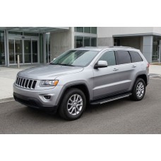 Бокові пороги Duru (2 шт., алюміній) для Jeep Grand Cherokee WK2 2010-2021 рр