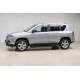 Боковые Подножки Allmond Black (2 шт., Алюминий) для Jeep Compass 2006-2016 гг