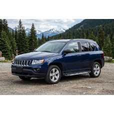 Бокові пороги Sunrise (2 шт., алюміній) для Jeep Compass 2006-2016 рр