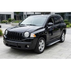 Бокові пороги Line (2 шт., алюміній) для Jeep Compass 2006-2016 рр