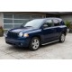 Боковые Подножки Maydos V1 (2 шт., Алюминий и Нержавейка) для Jeep Compass 2006-2016 гг