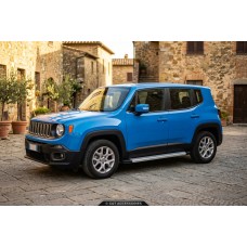 Бокові пороги Maya V2 (2 шт., алюміній) для Jeep Renegade 2014- рр