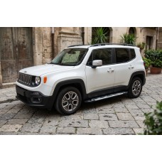 Бокові пороги Sunrise (2 шт., алюміній) для Jeep Renegade 2014- рр