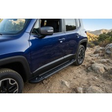 Боковые Подножки RedLine Black (2 шт., Алюминий) для Jeep Renegade 2014- гг