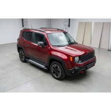 Бокові пороги Rainbow (2 шт., алюміній) для Jeep Renegade 2014- рр