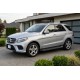 Боковые Подножки Allmond Black (2 шт., Алюминий) для Mercedes GLE/ML class W166 2011-2018 гг