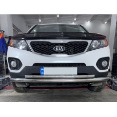 Передня нижня дуга (нерж) для Kia Sorento II XM 2009-2014 рр