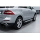 Боковые Подножки Rainbow (2 шт., Алюминий) для Mercedes GLE/ML class W166 2011-2018 гг