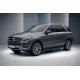 Боковые пороги Bosphorus Black (2 шт., алюминий) для Mercedes GLE/ML class W166 2011-2018 гг