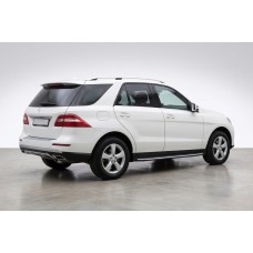 Боковые Подножки Duru (2 шт., Алюминий) для Mercedes GLE/ML class W166 2011-2018 гг