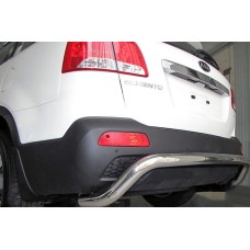 Задняя дуга AK007 (нержавейка) для Kia Sorento II XM 2009-2014 гг
