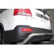 Задняя дуга AK007 (нержавейка) для Kia Sorento II XM 2009-2014 гг