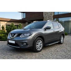 Бокові пороги RedLine V1 (2 шт., алюміній) для Nissan X-trail T32/Rogue 2014-2021 рр