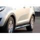 Бічні труби (2 шт., нерж.) для Kia Sportage 2010-2015 рр