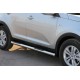 Бічні труби (2 шт., нерж.) для Kia Sportage 2010-2015 рр