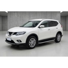 Боковые Подножки Tayga Grey (2 шт., Алюминий) для Nissan X-trail T32/Rogue 2014-2021 гг