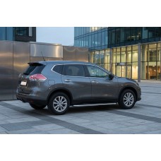 Боковые Подножки Maydos V1 (2 шт., Алюминий и Нержавейка) для Nissan X-trail T32/Rogue 2014-2021 гг