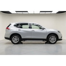 Бокові пороги Rainbow (2 шт., алюміній) для Nissan X-trail T32/Rogue 2014-2021 рр