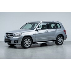 Боковые Подножки Rainbow (2 шт., Алюминий) для Mercedes GLK сlass X204 2008-2015 гг