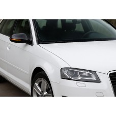 Накладки на дзеркала (2 шт., карбон) для Ауди A5 2007-2015 рр