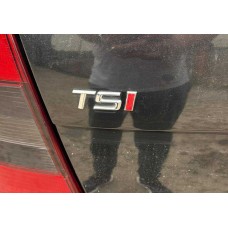 Напис TSI (під оригінал) TS-хром, I-червона для Volkswagen Scirocco 2008-2017 рр
