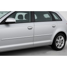 Накладки на ручки (4 шт., нерж.) для Ауди A4 B6 2000-2004 гг