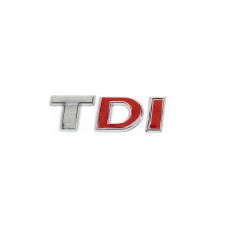 Напис Tdi (косою шрифт) Червоні DІ для Volkswagen Crafter 2006-2016 рр