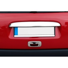 Накладки на задню ручку (1 дв, нерж) для Peugeot Partner 1996-2008 рр