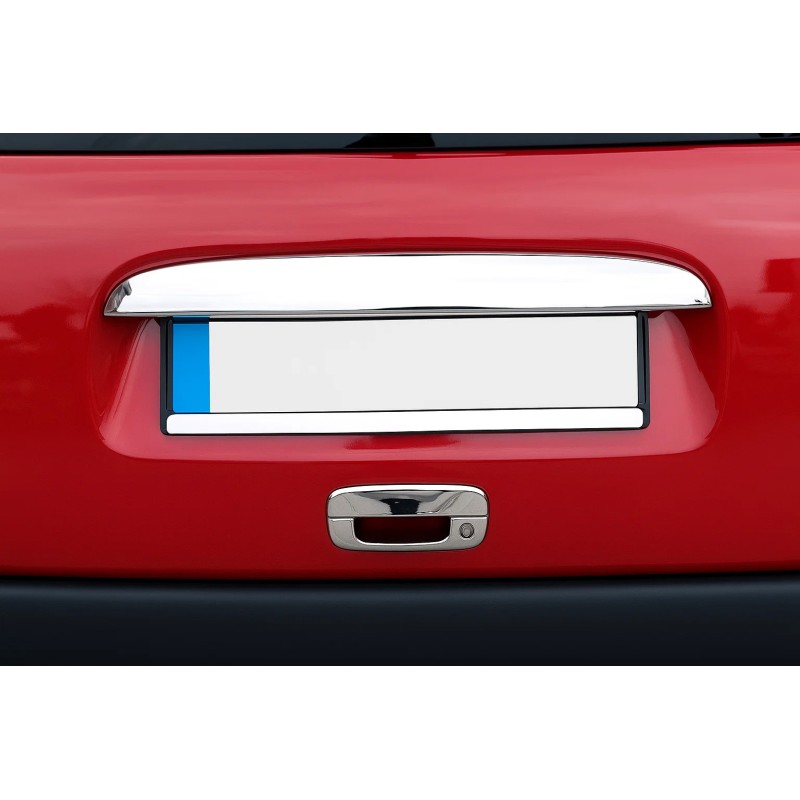 Накладки на задню ручку (1 дв, нерж) для Peugeot Partner 1996-2008 рр