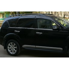 Окантовка вікон (6 шт, нерж) для Mitsubishi ASX 2010-2023 рр