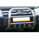 Кенгурятник QT011 (нержавейка) для Mitsubishi Pajero Wagon IV 2006-2021 гг