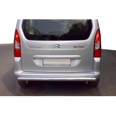 Задняя защита (нержавейка) 51 мм для Citroen Berlingo 2008-2018 гг