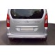 Задняя защита (нержавейка) 60 мм для Citroen Berlingo 2008-2018 гг