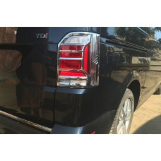 Накладки на стопи (2 шт., ABS) для Volkswagen T6 2015-2024 рр