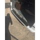 Накладка на задній бампер з загином (DDU, пластик) Матова для Mercedes Vito W639 2004-2014 рр