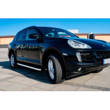 Бокові пороги BlackLine (2 шт., алюміній) для Porsche Cayenne 2003-2010 рр