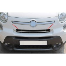 Накладка на передній бампер (нерж) для Fiat 500X 2014-2024 рр