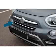 Накладка на передній бампер (нерж) для Fiat 500X 2014-2024 рр