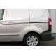 Молдинги зсувних дверей (2 шт., нерж) для Ford Courier 2014-2023 рр