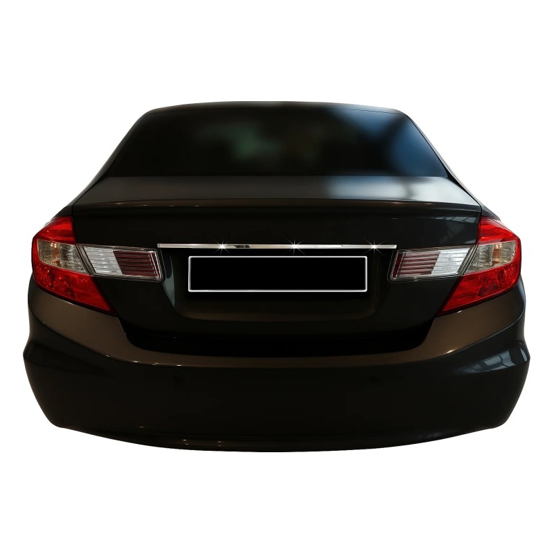 Накладка над номером (нерж) для Honda Civic Sedan IX 2011-2016 рр