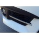 Накладки на противотуманные фары OmsaLine (2 шт., нержавейка) для Honda Civic Sedan X 2016-2021 гг