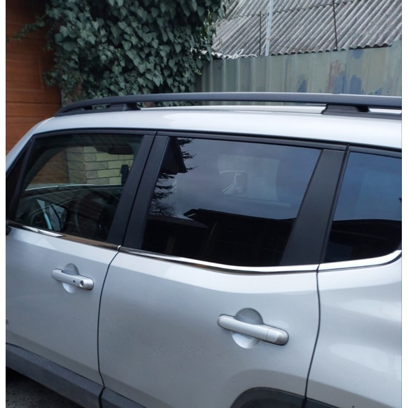 Окантовка вікон (6 шт, нерж.) OmsaLine - Італійська нержавійка для Jeep Renegade