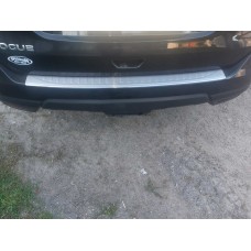 Накладка на задній бампер OmsaLine (нерж) для Nissan X-trail T32 / Rogue 2014-2021 рр