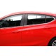 Окантовка вікон (нерж) Верх-2025низ для Opel Astra K 2016-2021 рр Окантовка вікон (нерж) Верх-2025низ для Opel Astra K 2016-2021 рр