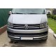 Накладки на решітку бампера 2015-2019 (3 шт, нерж) для Volkswagen T6