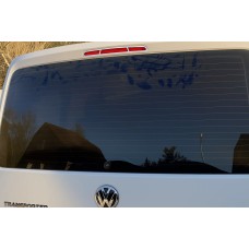 Накладка на верхний отражатель (2 шт., нерж. сталь) для Volkswagen T6 2015-2024 гг