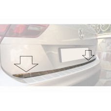 Кромка багажника (нерж) OmsaLine - Итальянская нержавейка для Volkswagen Tiguan 2016-2023 гг