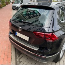 Накладка на задній бампер (OmsaLine, нерж) для Volkswagen Tiguan 2016-2023 рр