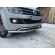 Передній вус подвійний Vegas 2010-2016 (нерж) d70/42 мм для Volkswagen Amarok рр
